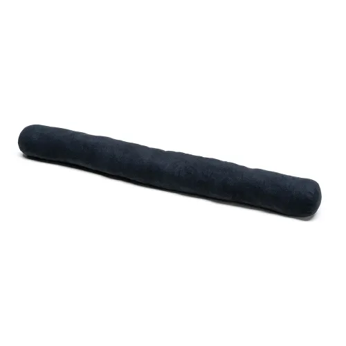 Tochtstopper rond 10x90 cm zwart 